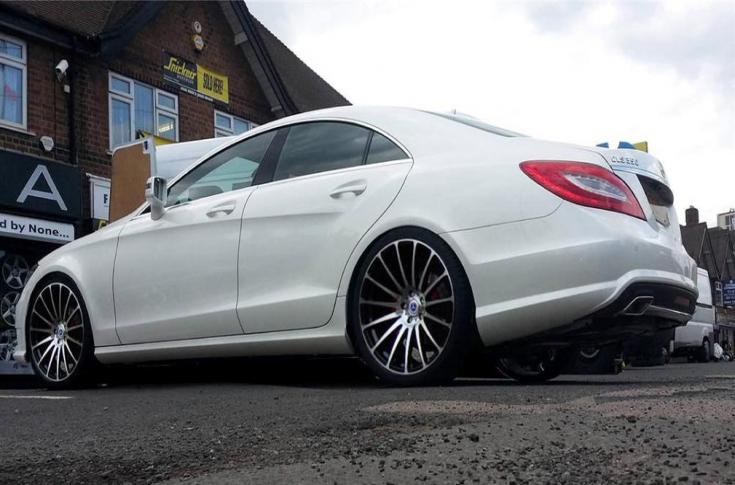 MERCEDES CLS 350 FORCE 5 BLACK MACHINED FACE